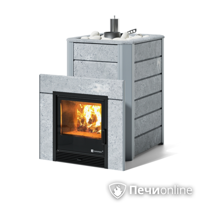 Дровяная печь-каменка ИзиСтим Ялта 25К (Талькохлорит), AISI430 в Абакане